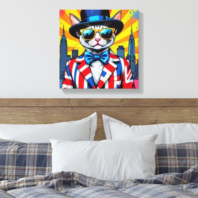 LIENZO DEVON REX-BIG CITY CAT 3 (Insitu(Dormitorio))