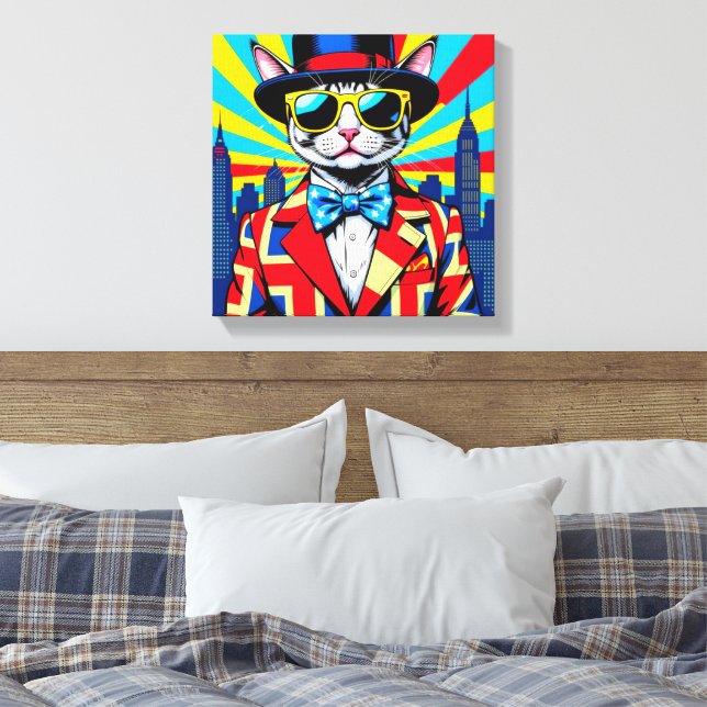 LIENZO DEVON REX-BIG CITY CAT 4 (Insitu(Dormitorio))