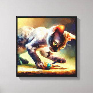 Lienzo Devon Rex Cat