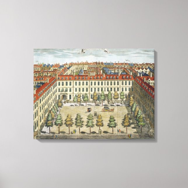Lienzo Devonshire Square, para 'Stow's Survey of London', (Anverso)