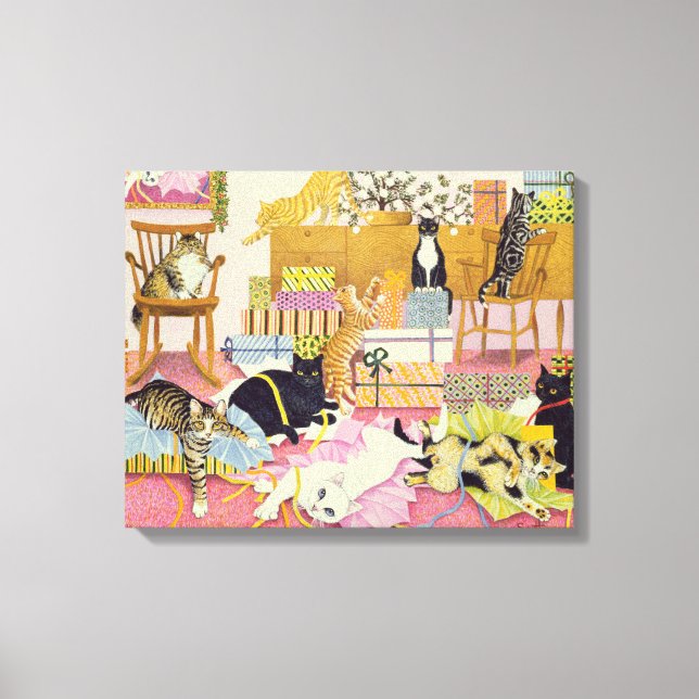 Lienzo Día de boxeo (Anverso)