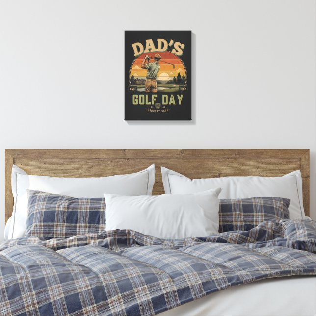 Lienzo Día de Golf de Papá (Insitu(Dormitorio))