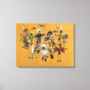 Lienzo Día de las figuras muertas, de Oaxaca