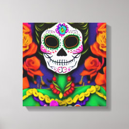 Lienzo Día de los Muertos