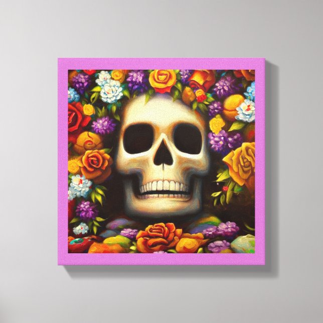 Lienzo Día de los Muertos Ofrenda 5 (Anverso)