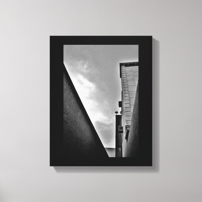 Lienzo Día de nubes (Anverso)