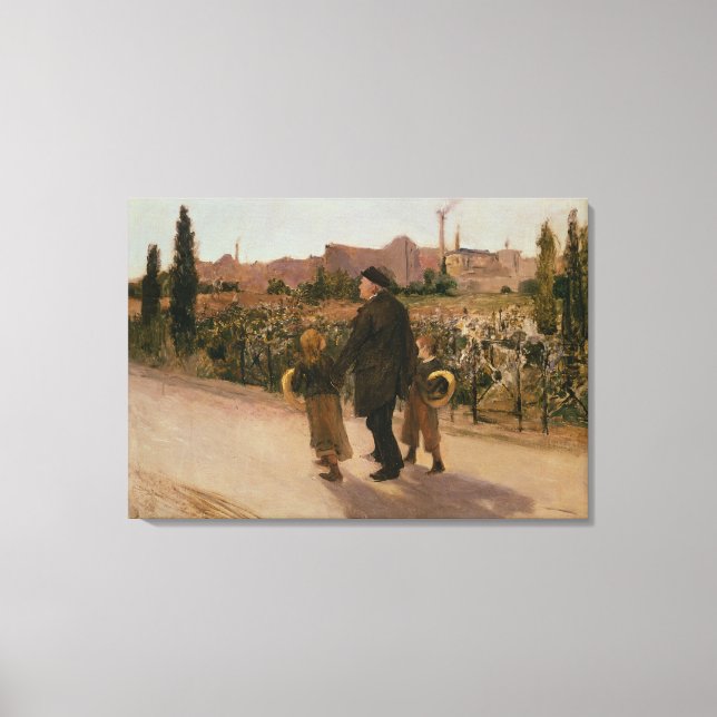 Lienzo Día de todas las almas, 1882 (Anverso)