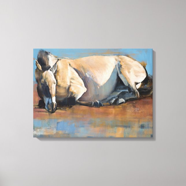 Lienzo Día del cielo azul (Anverso)