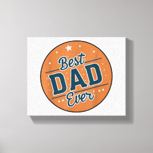 Lienzo Día del Padre Mejor Papá del Mundo
