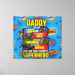 Lienzo Día del padre - Superdad