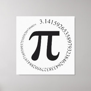 Lienzo Día del pi (π)
