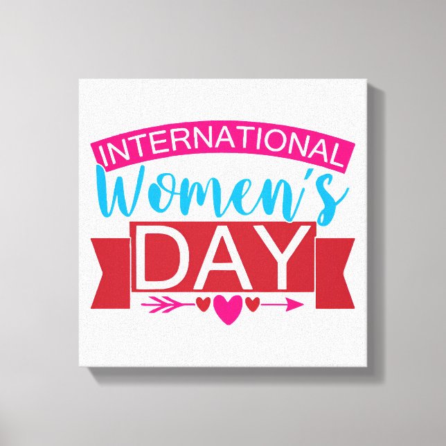 Lienzo Día Internacional de la Mujer  (Anverso)