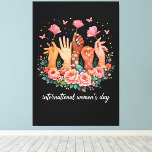Lienzo Día Internacional de la Mujer 8 marzo 2026