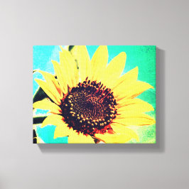 Lienzo Día soleado, un girasol