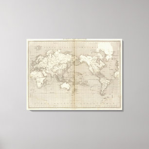 Lienzo Diagrama del planisferio de la Sistema Solar