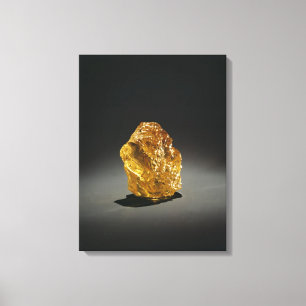 Lienzo Diamante en bruto amarillo