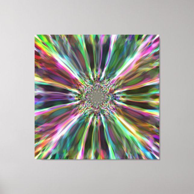 Lienzo Diamante espectral nueve (Anverso)