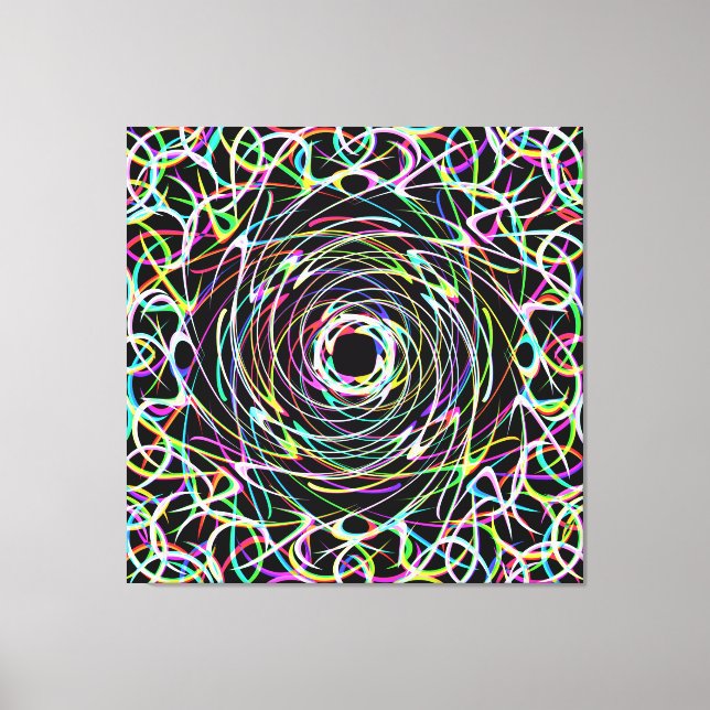 Lienzo Diamante espectral seis (Anverso)