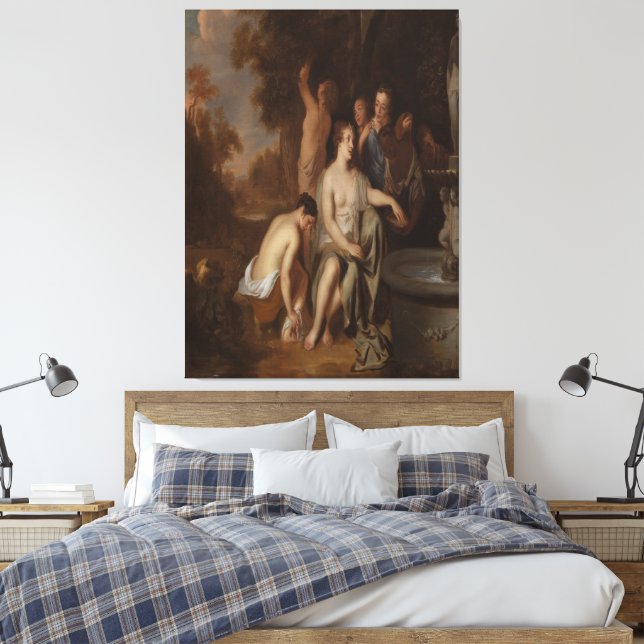 Lienzo Diana and her Nymphs at a Fountain (Insitu(Dormitorio))