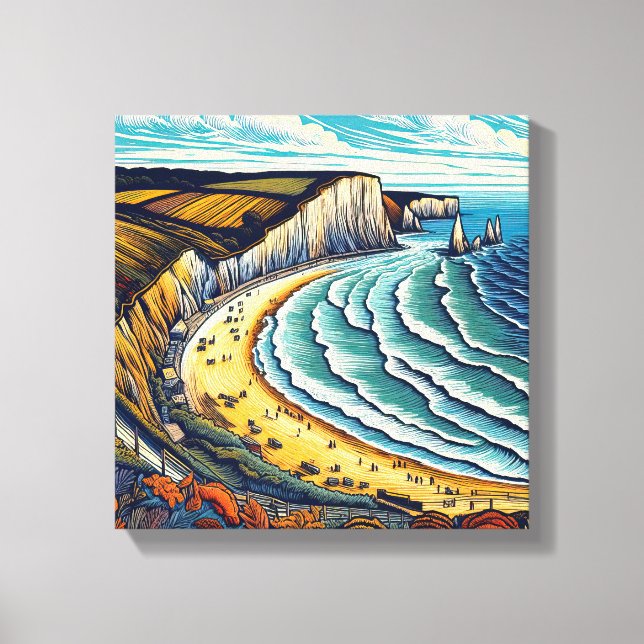 Lienzo Días de espera (Anverso)