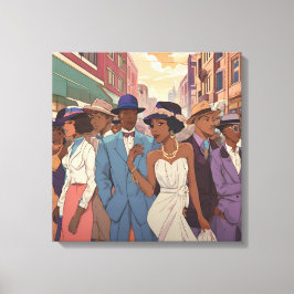 Lienzo Días En El Pasado