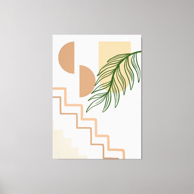 Lienzo Dibujo a mano del Boho Wall Art #3 (Anverso)