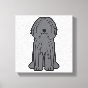 Lienzo Dibujo animado del perro de Puli