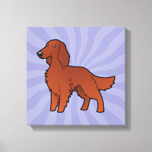 Lienzo Dibujo animado irlandés/inglés/organismo de