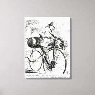 Lienzo Dibujo animado que se ríe de los comienzos de