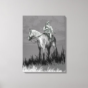 Lienzo Dibujo artístico "Here be Knights" de Jaime Munt