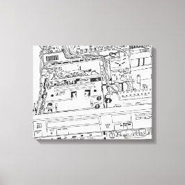 Lienzo Dibujo Beta por Sara Motolanez