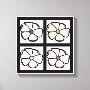 Lienzo Dibujo de flor