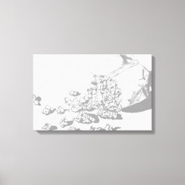 Lienzo Dibujo de lápiz de palomitas por Sara Motolanez