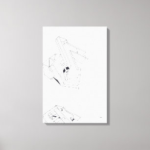 Lienzo Dibujo de los juegos del edificio Jeux de Construc