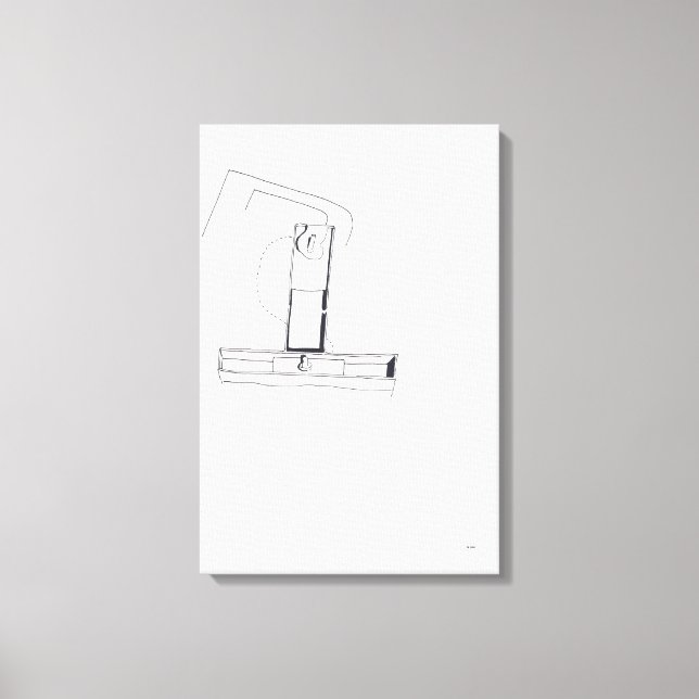 Lienzo Dibujo de los juegos del edificio Jeux de Construc (Anverso)
