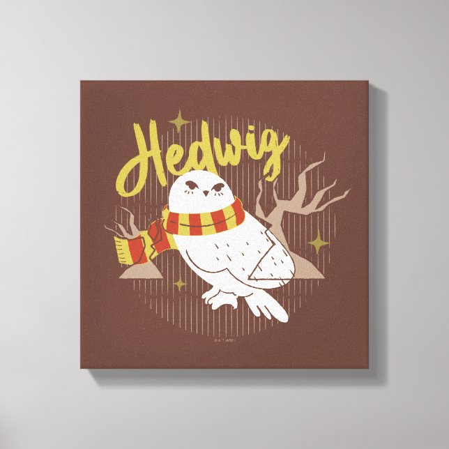 Lienzo Dibujo del bosque caprichoso de Hedwig (Anverso)