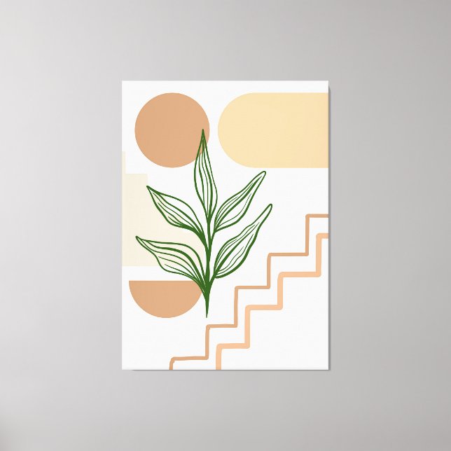 Lienzo Dibujo mano boho Wall Art #2 (Anverso)