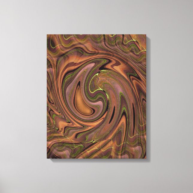 Lienzo Dibujo rápidamente abstracto de tela estirada Impr (Anverso)