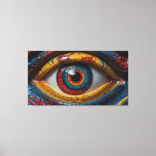 Lienzo Dibujos artísticos de canvas (Anverso)