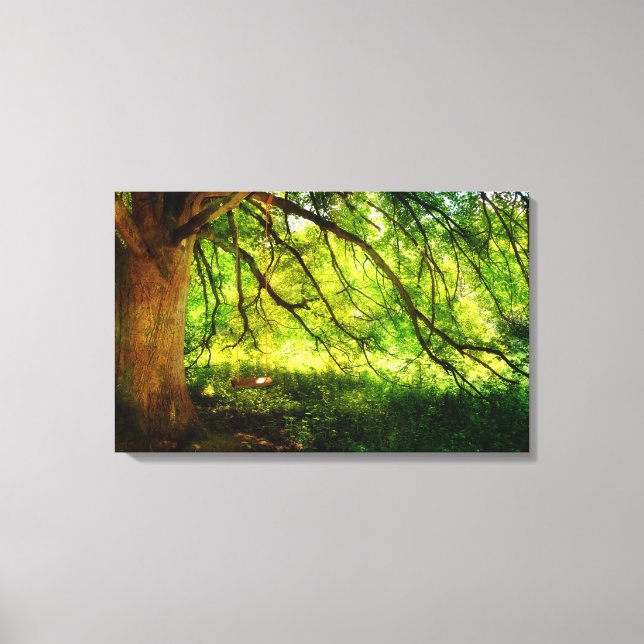 Lienzo Die Baumschaukel (Anverso)