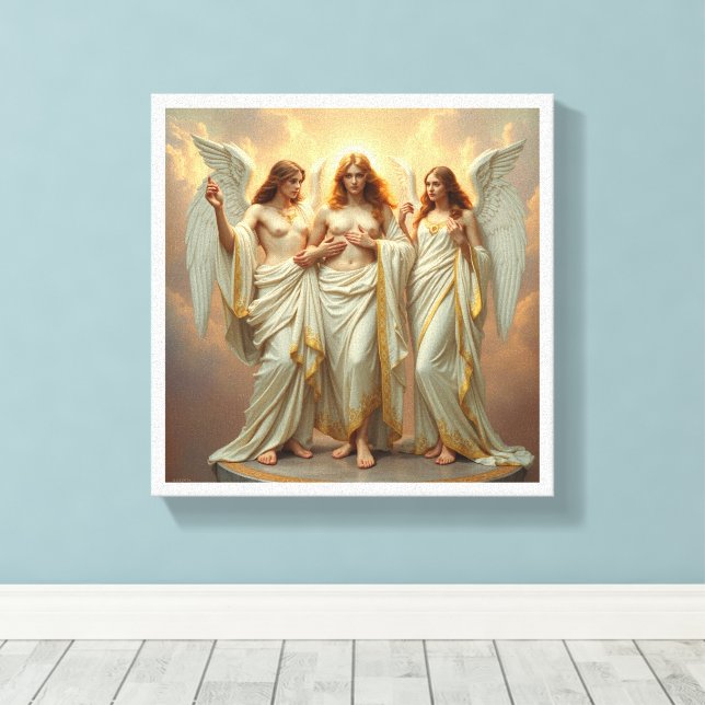 Lienzo „Die drei heiligen Schutzengel“ (Insitu (piso de madera))