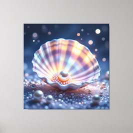Lienzo Die Schatzmuschel – Verborgene Perlen 