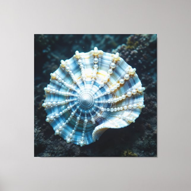 Lienzo Die Schatzmuschel – Verborgene Perlen  (Anverso)
