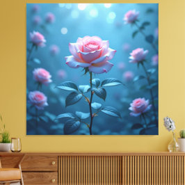 Lienzo „Die Sprache der Rose – Symbol der Liebe“