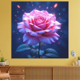 Lienzo „Die Sprache der Rose – Symbol der Liebe“