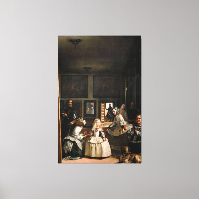 Lienzo Diego Velázquez - Las Meninas (1656) (Anverso)