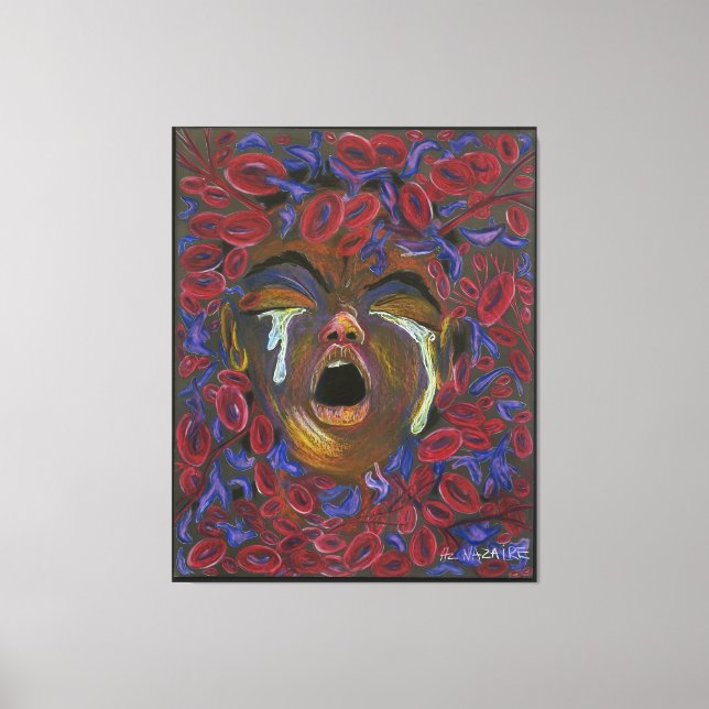 Lienzo Diez redefinidos - Conciencia sobre el dolor por a (Anverso)