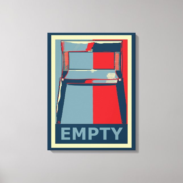 Lienzo Difícil para la presidencia de Obama Divertido pol (Anverso)