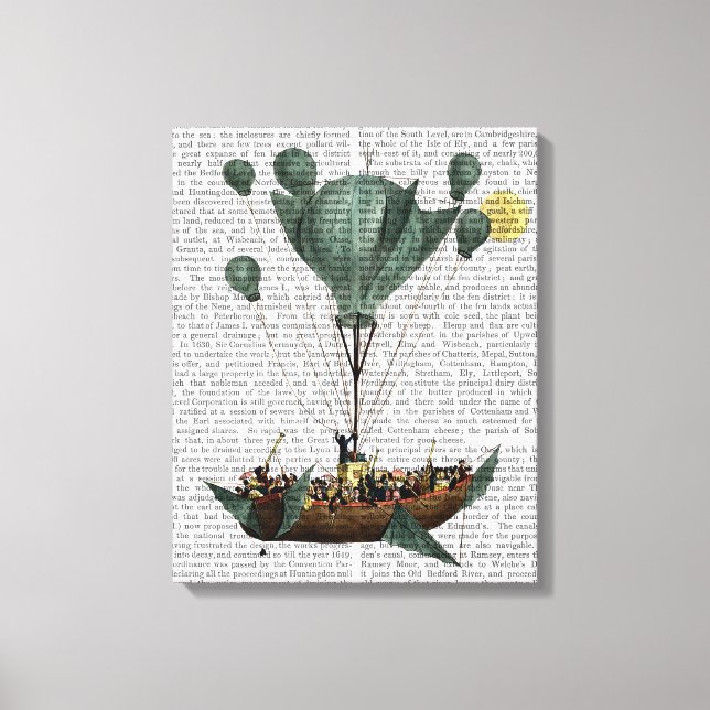 Lienzo Diligenza Per La Luna (Anverso)