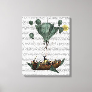 Lienzo Diligenza por luna